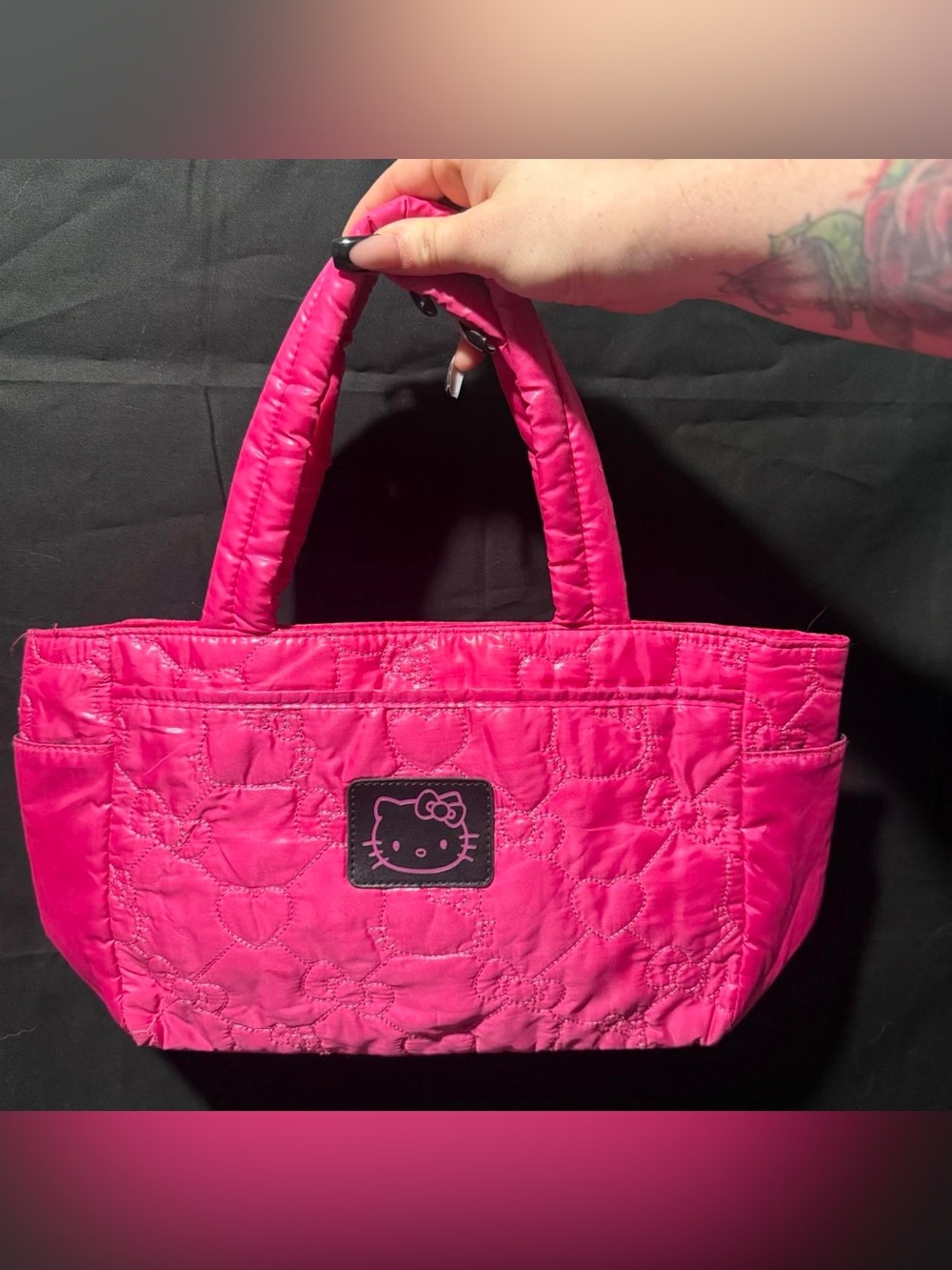 💗 2011 Sanrio Pink Puffer Style Handbag 💗